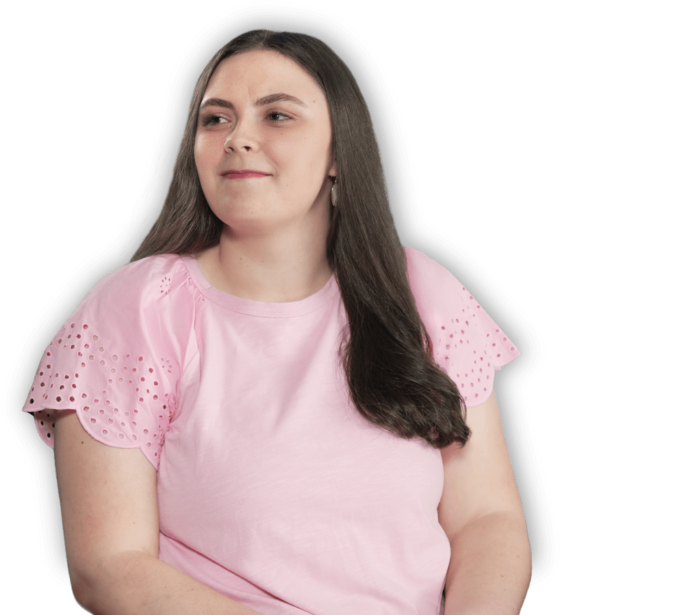 LC-FAOD治療薬ドジョルビを服用している女性患者のイメージ